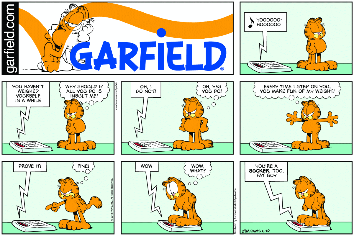Garfield, June 10, 2018