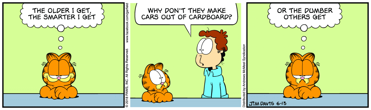 Garfield, June 13, 2018