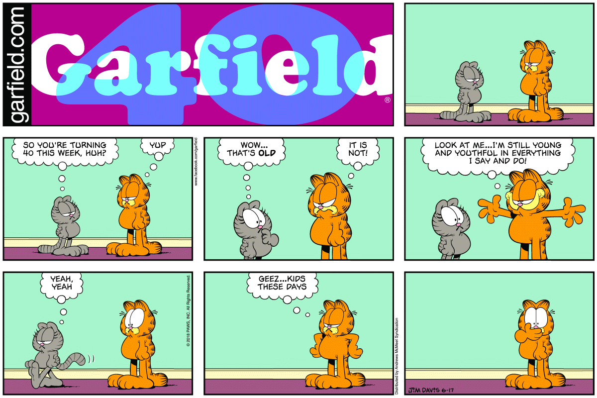 Garfield, June 17, 2018