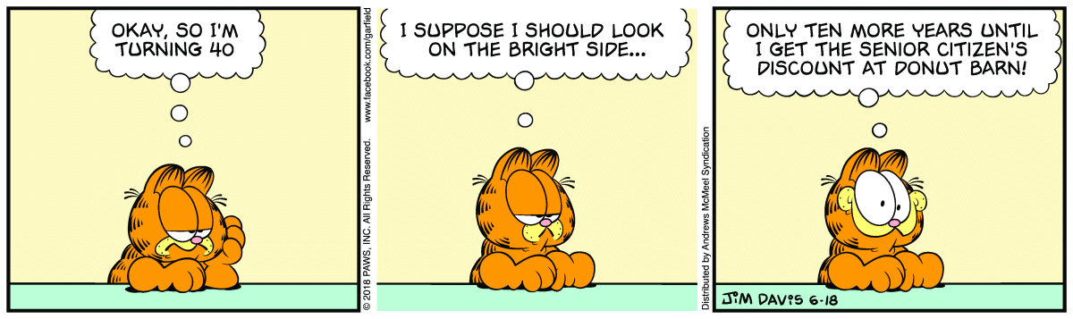 Garfield, June 18, 2018