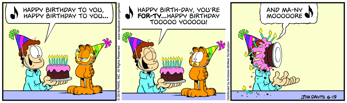 Garfield, June 19, 2018