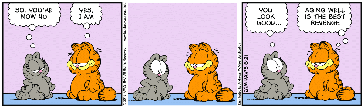 Garfield comic strip for Thursday, June 21, 2018