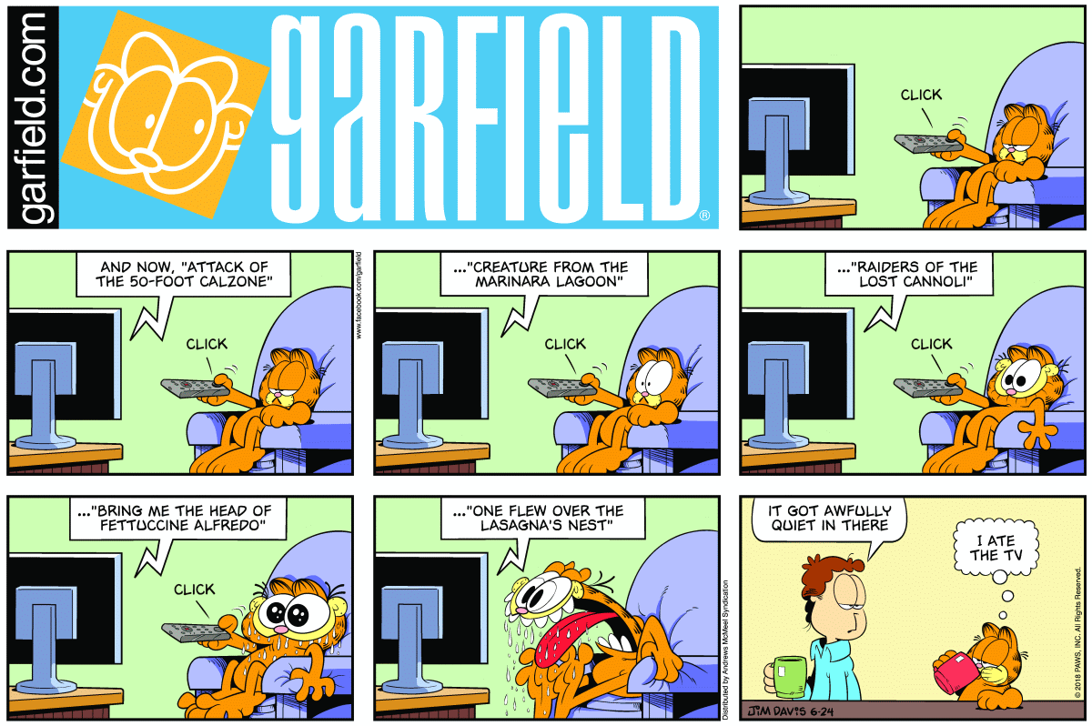 Garfield, June 24, 2018
