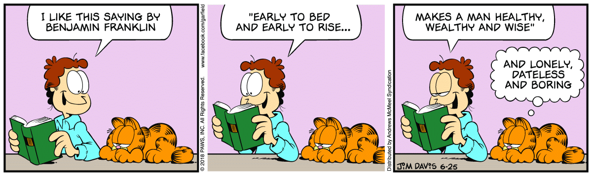 Garfield, June 25, 2018