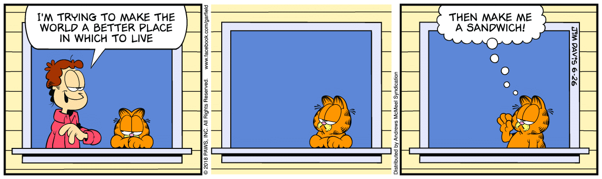 Garfield, June 26, 2018