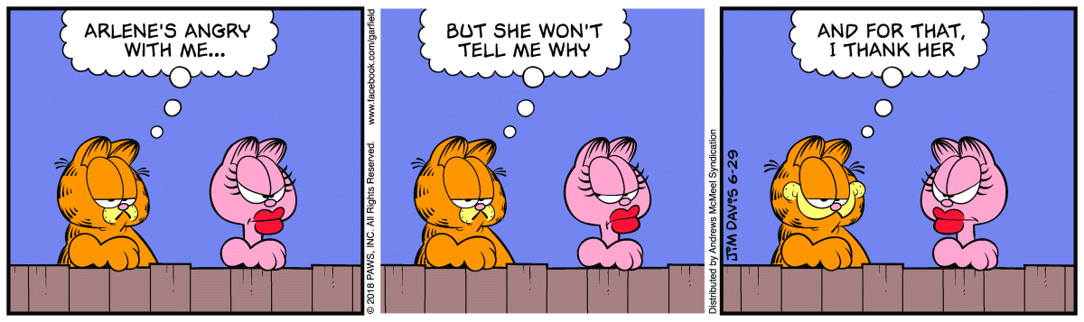 Garfield, June 29, 2018