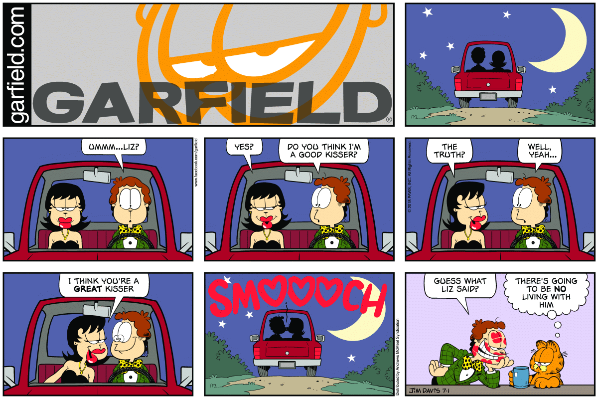 Garfield, July 1, 2018