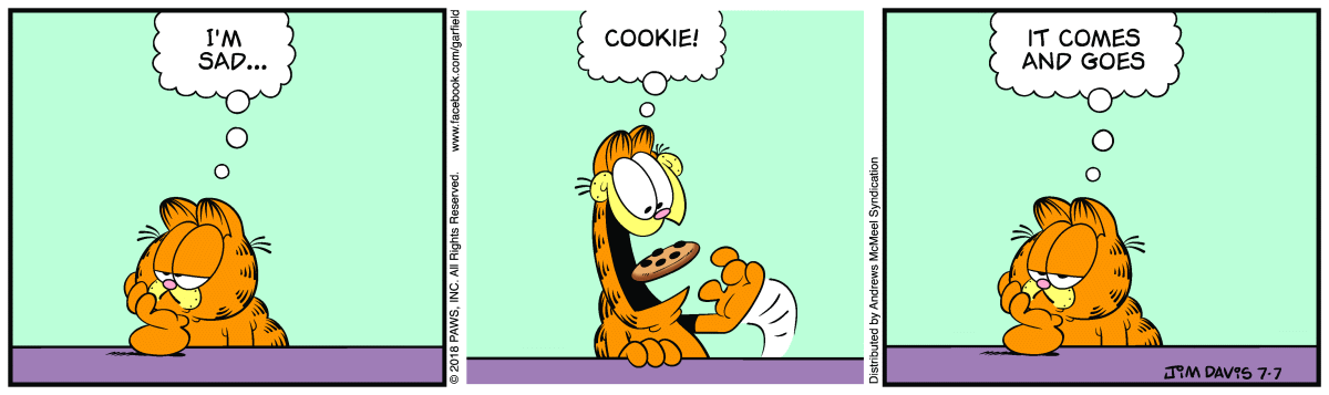 Garfield, July 7, 2018