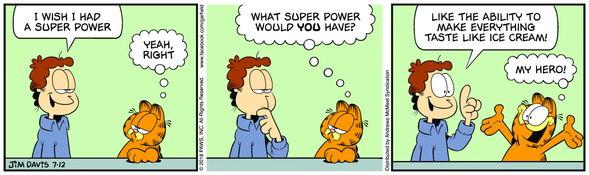 Garfield, July 12, 2018