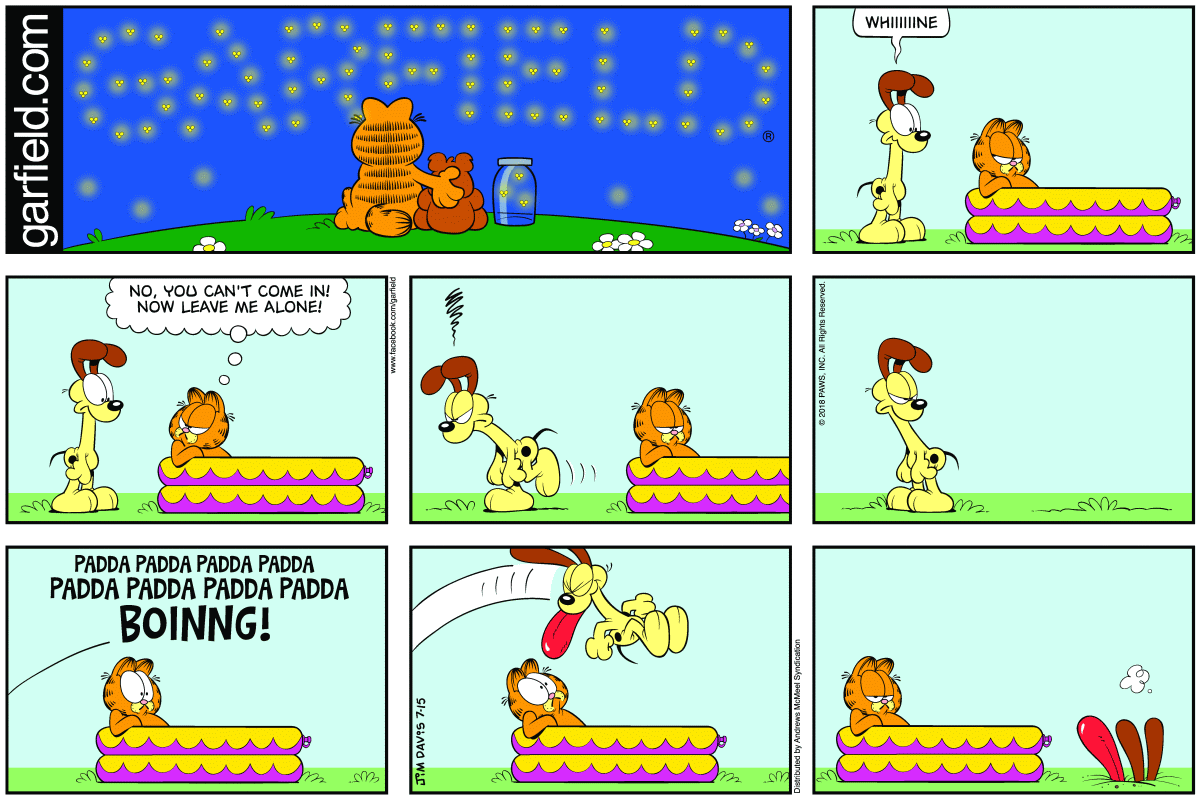 Garfield, July 15, 2018