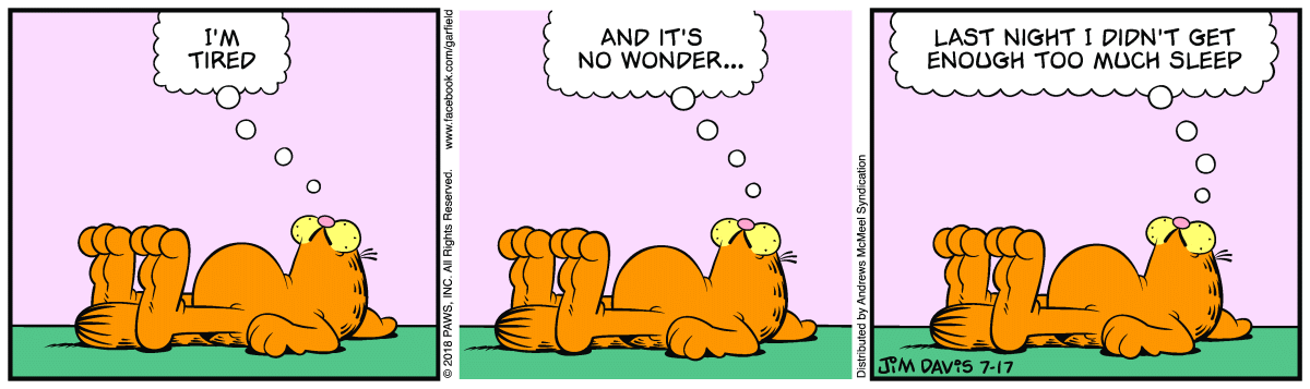 Garfield, July 17, 2018