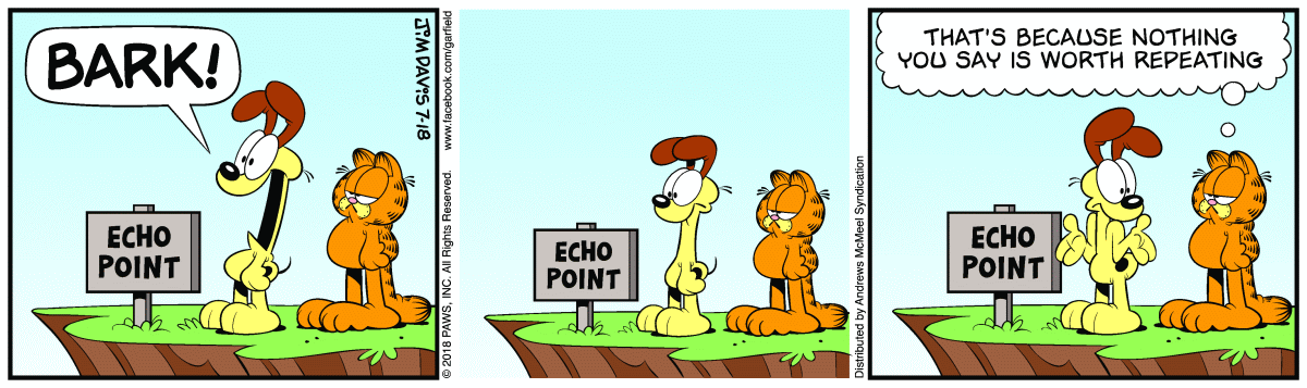 Garfield, July 18, 2018