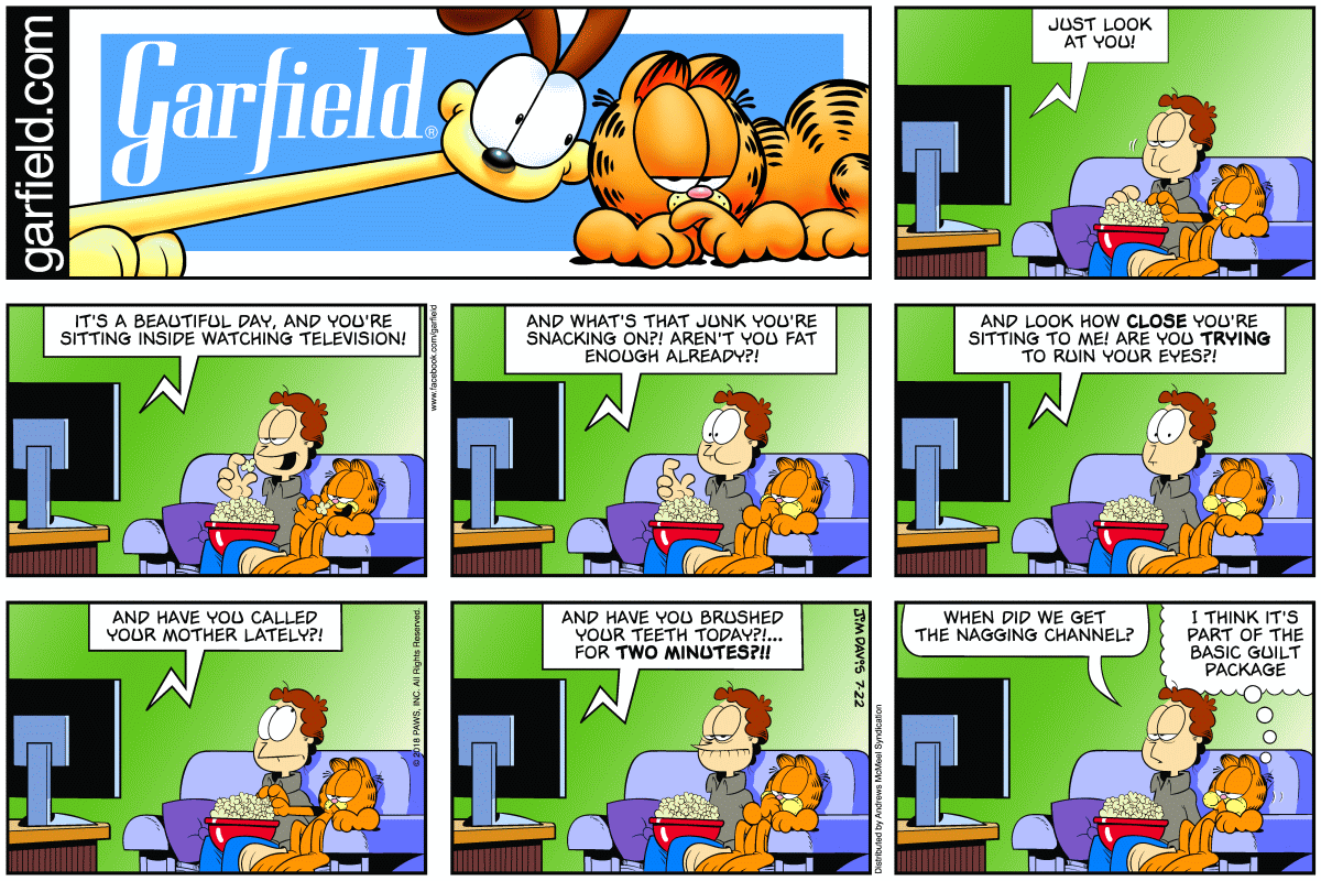 Garfield, July 22, 2018