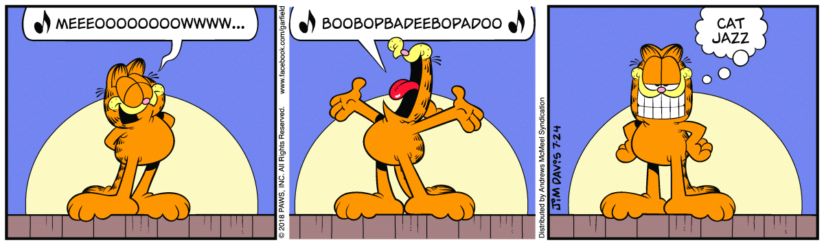 Garfield, July 24, 2018