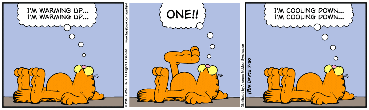 Garfield, July 30, 2018