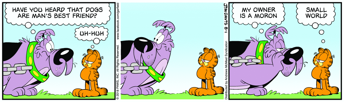 Garfield, August 1, 2018