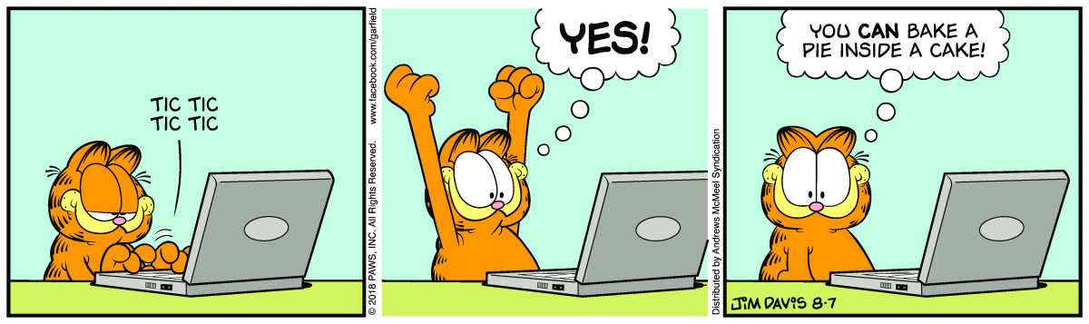 Garfield, August 7, 2018
