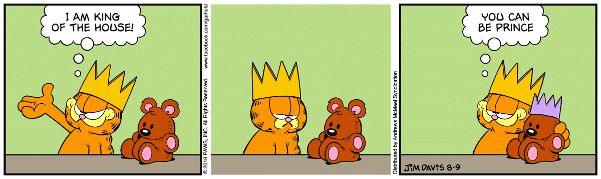 Garfield, August 9, 2018