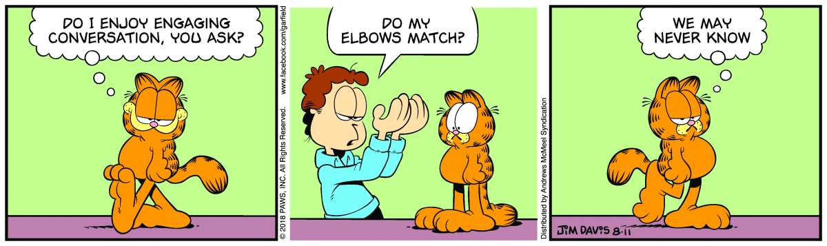 Garfield, August 11, 2018