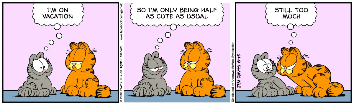 Garfield, August 15, 2018