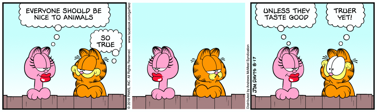 Garfield, August 17, 2018