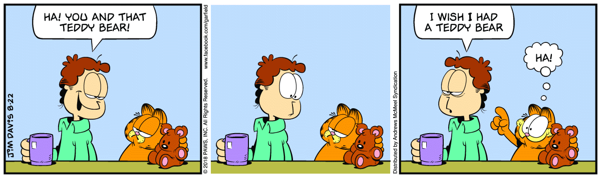 Garfield, August 22, 2018