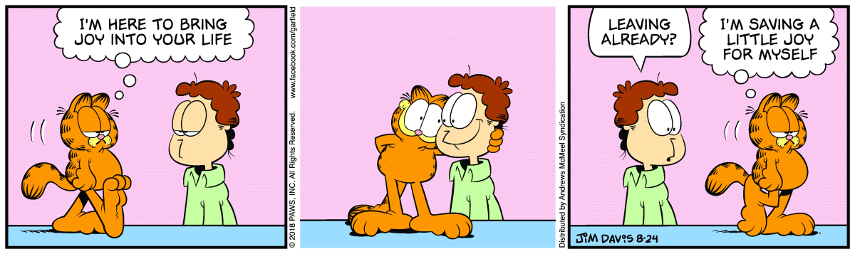 Garfield, August 24, 2018