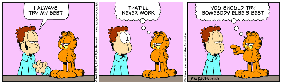 Garfield, August 28, 2018