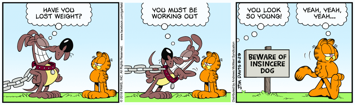 Garfield, August 29, 2018