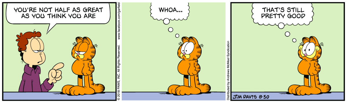 Garfield, August 30, 2018