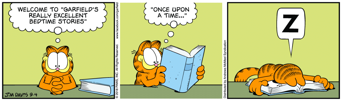 Garfield, September 4, 2018