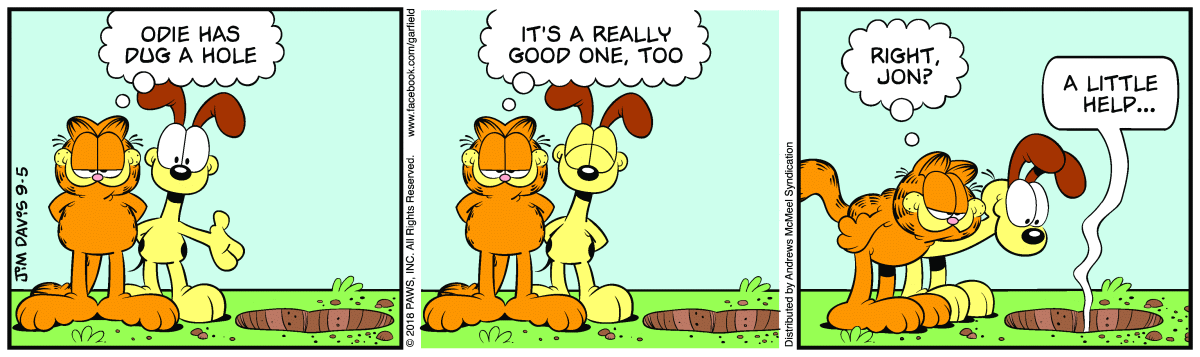 Garfield, September 5, 2018