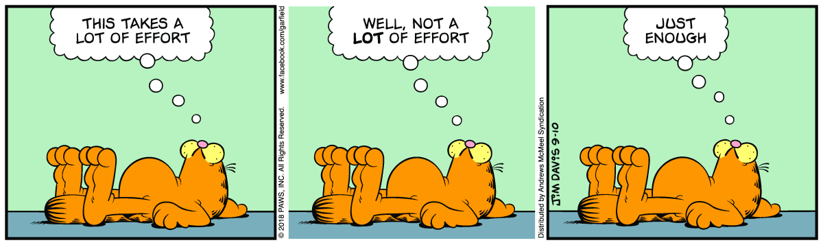 Garfield, September 10, 2018