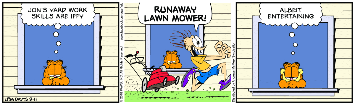 Garfield, September 11, 2018