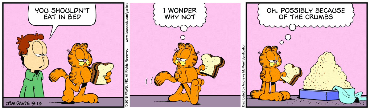 Garfield, September 13, 2018