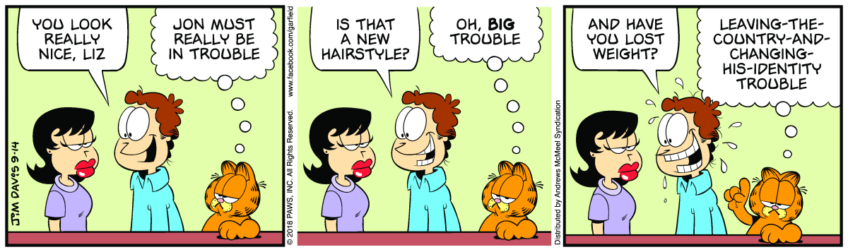 Garfield, September 14, 2018