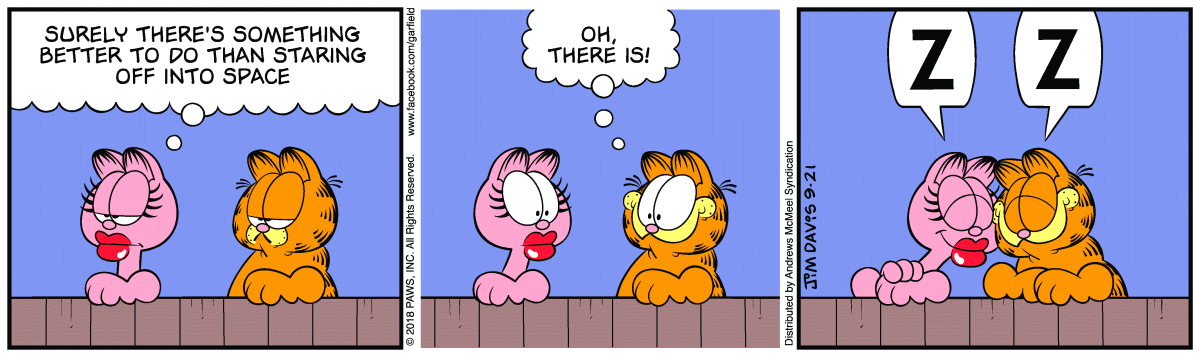 Garfield, September 21, 2018