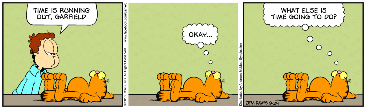 Garfield, September 24, 2018