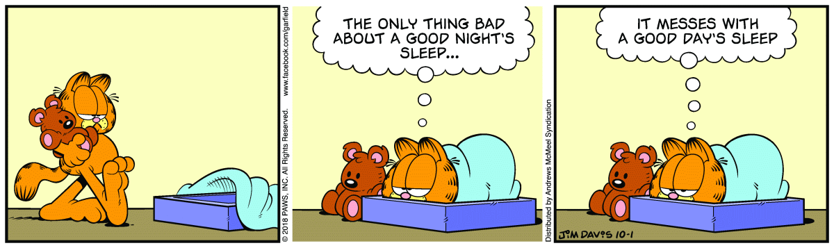 Garfield, October 1, 2018