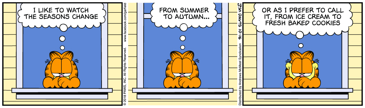 Garfield, October 16, 2018
