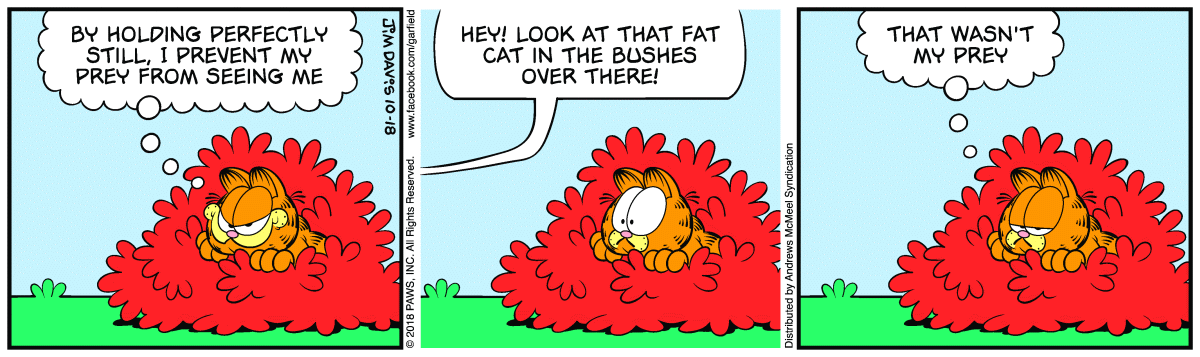 Garfield, October 18, 2018