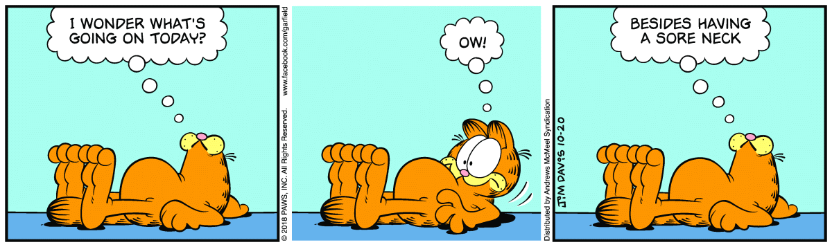 Garfield, October 20, 2018