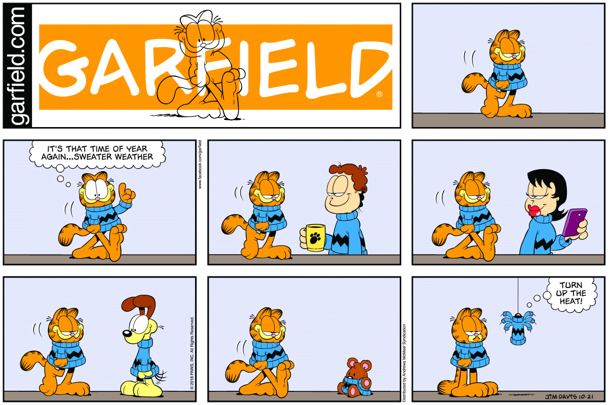 Garfield, October 21, 2018