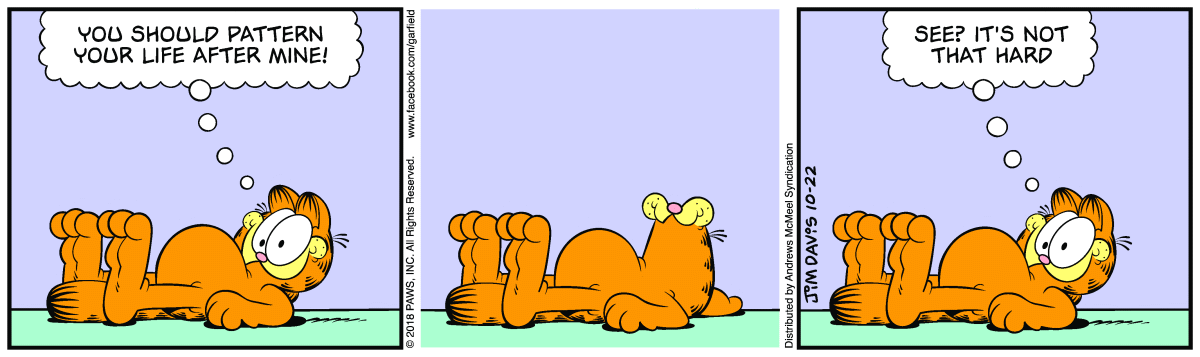 Garfield, October 22, 2018