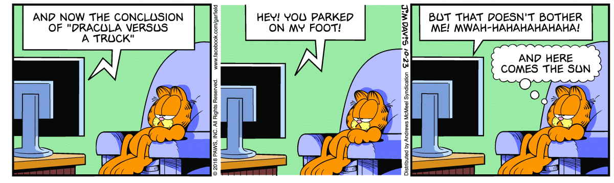 Garfield, October 23, 2018