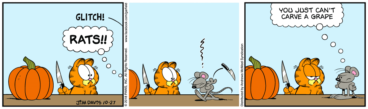 Garfield, October 27, 2018