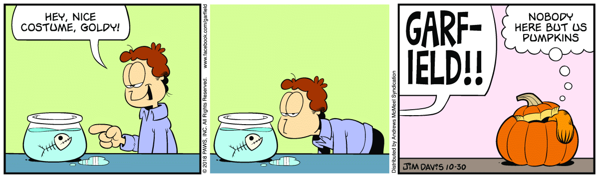 Garfield, October 30, 2018