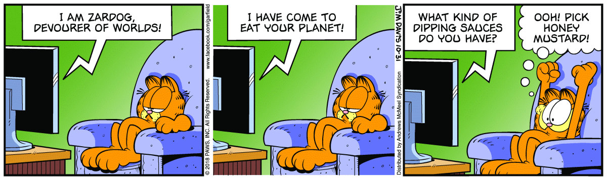 Garfield, October 31, 2018