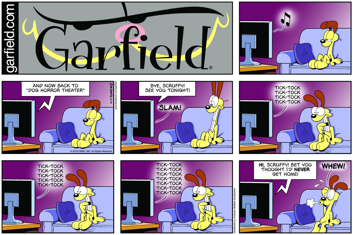 Garfield, November 4, 2018