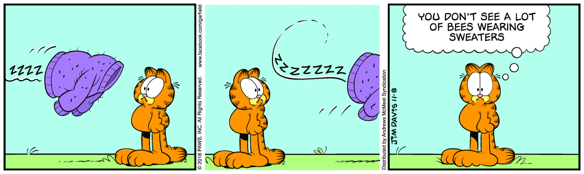 Garfield, November 8, 2018